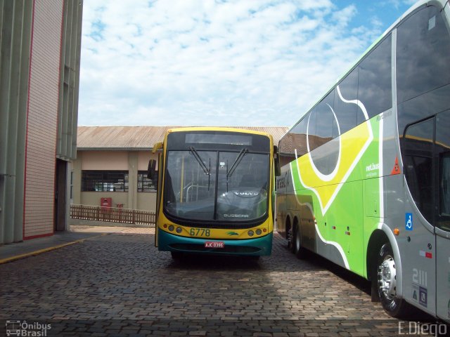 Viação Garcia 6778 na cidade de Londrina, Paraná, Brasil, por Diego Lopes. ID da foto: 2972907.