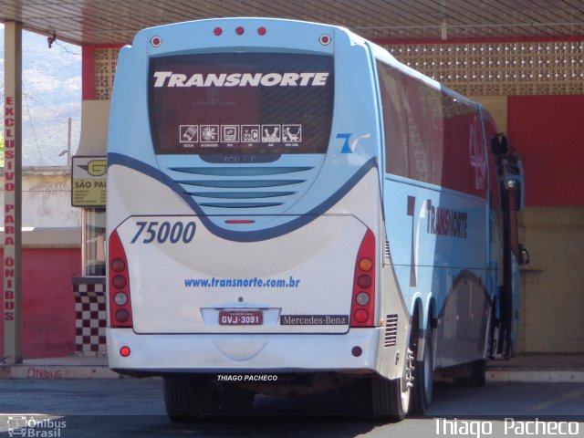 Transnorte - Transporte e Turismo Norte de Minas 75000 na cidade de Buenópolis, Minas Gerais, Brasil, por Thiago  Pacheco. Número da foto: #2974197.