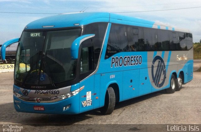 Auto Viação Progresso 6104 na cidade de Propriá, Sergipe, Brasil, por Nícolas Vitorino Lopes. Número da foto: #2973135.