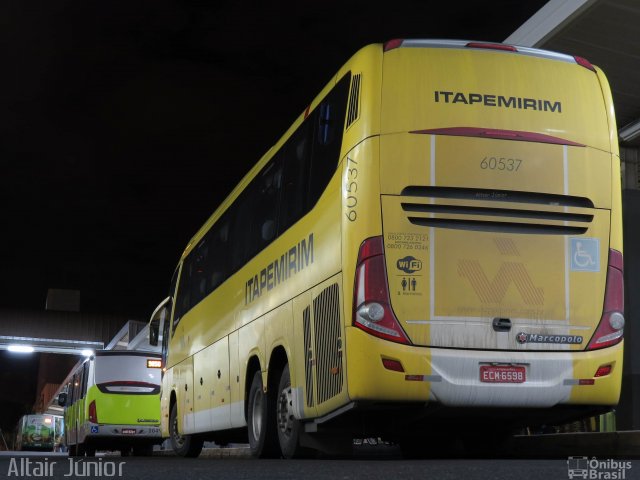 Viação Itapemirim 60537 na cidade de Belo Horizonte, Minas Gerais, Brasil, por Altair Júnior. Número da foto: #2972868.