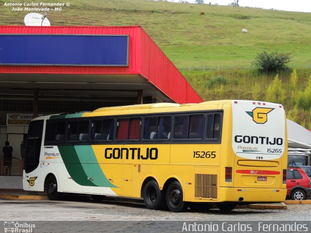 Empresa Gontijo de Transportes 15265 na cidade de João Monlevade, Minas Gerais, Brasil, por Antonio Carlos Fernandes. ID da foto: 2973694.