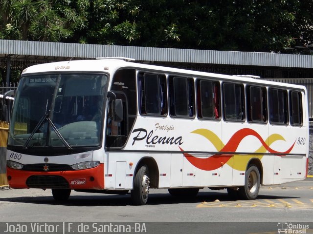 Plenna Transportes e Serviços 880 na cidade de Feira de Santana, Bahia, Brasil, por João Victor. ID da foto: 2975973.