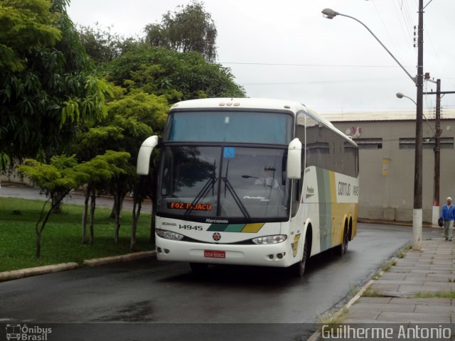 Empresa Gontijo de Transportes 14945 na cidade de Araxá, Minas Gerais, Brasil, por Guilherme Antonio. Número da foto: #2977664.