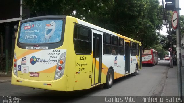 Viação Campo dos Ouros 3223 na cidade de Guarulhos, São Paulo, Brasil, por Carlos Vitor Pinheiro Salles. Número da foto: #2977036.