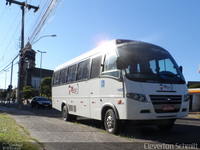 MTU - Maroto Viagens e Turismo 1402 na cidade de Santa Maria, Rio Grande do Sul, Brasil, por Cleverton Schmitt. Número da foto: #2978528.