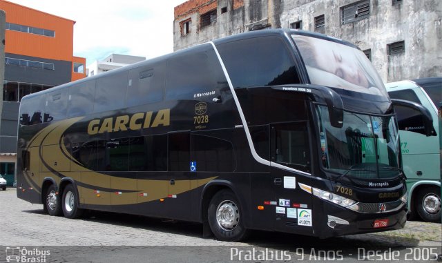 Viação Garcia 7028 na cidade de São Paulo, São Paulo, Brasil, por Cristiano Soares da Silva. Número da foto: #2977121.