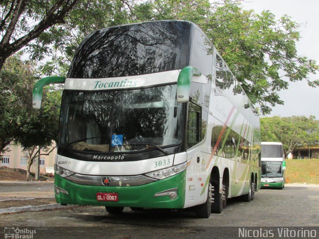 Tocantins Transportes e Turismo 3033 na cidade de Natal, Rio Grande do Norte, Brasil, por Nícolas Vitorino Lopes. Número da foto: #2979871.