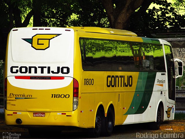 Empresa Gontijo de Transportes 11800 na cidade de São Paulo, São Paulo, Brasil, por Rodrigo Coimbra. ID da foto: 2981064.