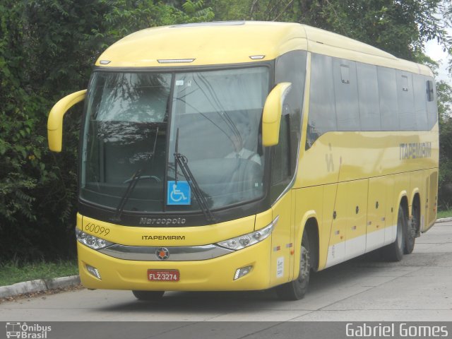 Viação Itapemirim 60099 na cidade de Recife, Pernambuco, Brasil, por Gabriel  Gomes. Número da foto: #2980609.