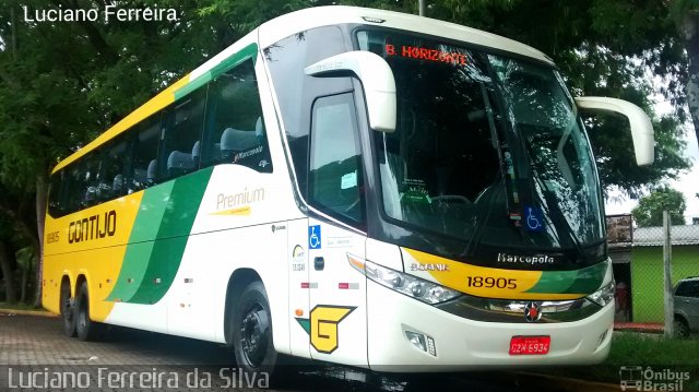 Empresa Gontijo de Transportes 18905 na cidade de São Paulo, São Paulo, Brasil, por Luciano Ferreira da Silva. ID da foto: 2979748.