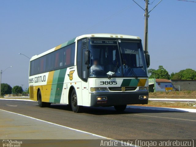 Empresa Gontijo de Transportes 3885 na cidade de Porto Nacional, Tocantins, Brasil, por André  Luiz. ID da foto: 2980599.