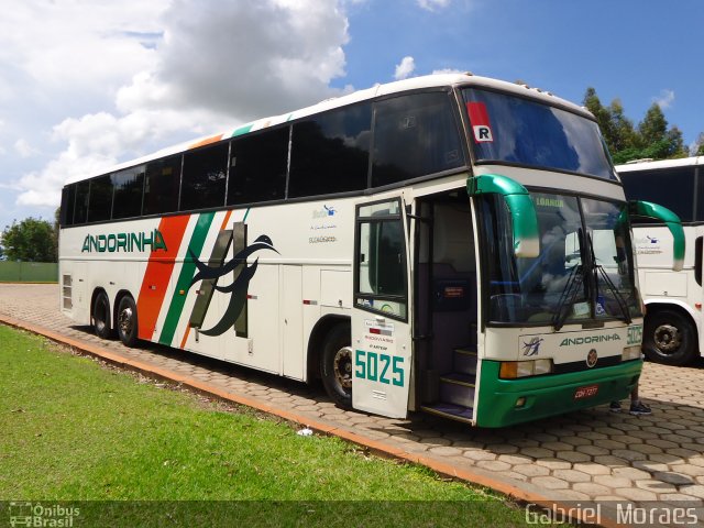 Empresa de Transportes Andorinha 5025 na cidade de Loanda, Paraná, Brasil, por Gabriel  Moraes. Número da foto: #2979069.