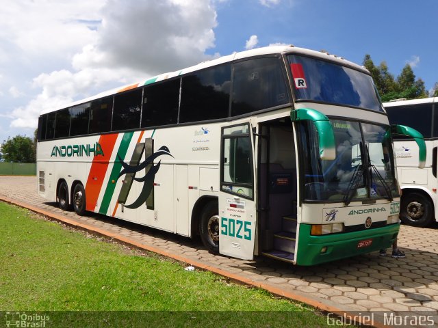 Empresa de Transportes Andorinha 5025 na cidade de Loanda, Paraná, Brasil, por Gabriel  Moraes. ID da foto: 2979069.