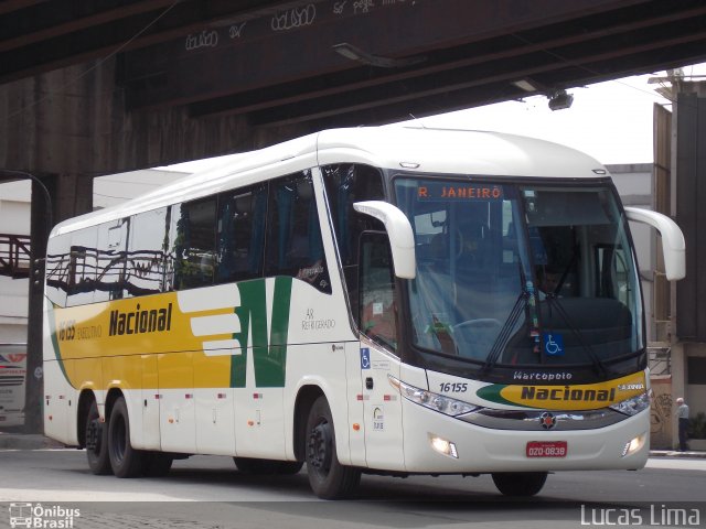 Viação Nacional 16155 na cidade de Rio de Janeiro, Rio de Janeiro, Brasil, por Lucas Lima. Número da foto: #2981153.