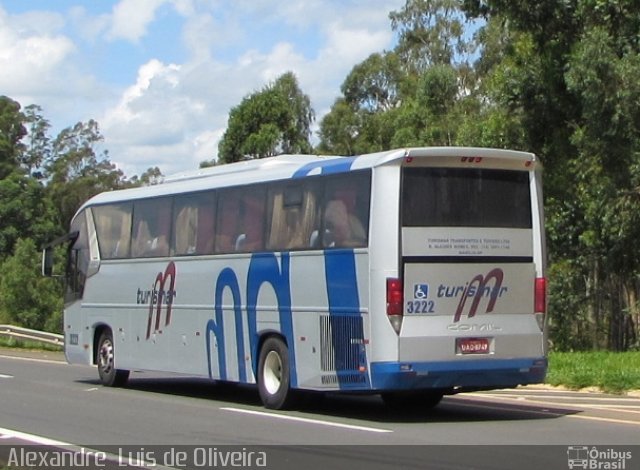 Turismar Transporte e Turismo 3222 na cidade de Botucatu, São Paulo, Brasil, por Alexandre  Luis de Oliveira. Número da foto: #2980791.