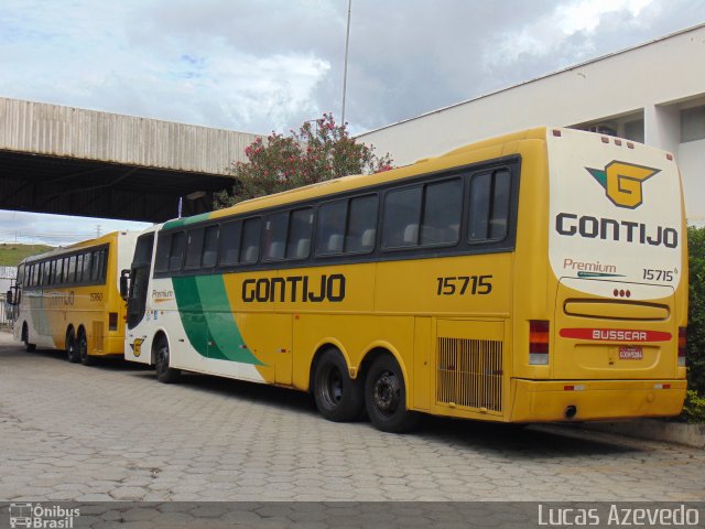 Empresa Gontijo de Transportes 15715 na cidade de Governador Valadares, Minas Gerais, Brasil, por Lucas Azevedo. ID da foto: 2981380.