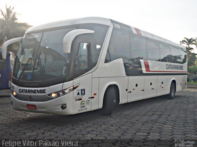 Auto Viação Catarinense 3119 na cidade de Peruíbe, São Paulo, Brasil, por Felipe Vitor Paixão Vieira. Número da foto: #2983865.