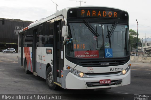 Evanil Transportes e Turismo RJ 132.112 na cidade de Rio de Janeiro, Rio de Janeiro, Brasil, por Alexandro da Silva Castro. Número da foto: #2982149.