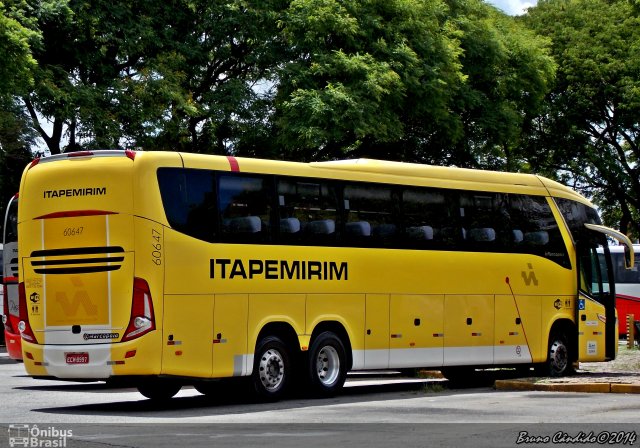 Viação Itapemirim 60647 na cidade de São Paulo, São Paulo, Brasil, por Bruno Cândido Ribeiro. Número da foto: #2982251.