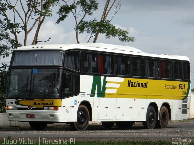 Viação Nacional 6231 na cidade de Teresina, Piauí, Brasil, por João Victor. ID da foto: 2983368.