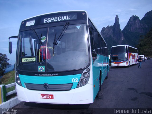 Viação Paraíso Verde 02 na cidade de Teresópolis, Rio de Janeiro, Brasil, por Leonardo Costa. ID da foto: 2982464.