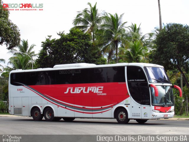Sublime Transportes e Turismo 5300 na cidade de Porto Seguro, Bahia, Brasil, por Diego Charlis Coelho. Número da foto: #2984763.