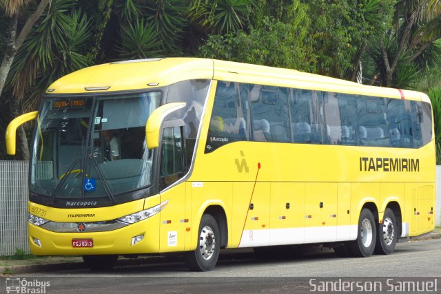 Viação Itapemirim 60731 na cidade de Curitiba, Paraná, Brasil, por Sanderson Samuel. Número da foto: #2985893.