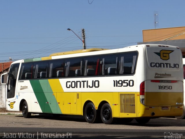 Empresa Gontijo de Transportes 11950 na cidade de Teresina, Piauí, Brasil, por João Victor. Número da foto: #2985963.