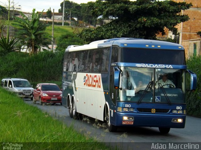 Radasha Turismo 810 na cidade de Belo Horizonte, Minas Gerais, Brasil, por Adão Raimundo Marcelino. ID da foto: 2985575.