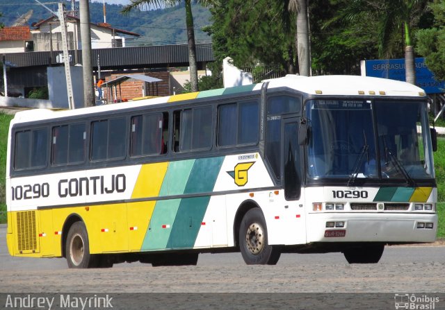 Empresa Gontijo de Transportes 10290 na cidade de Perdões, Minas Gerais, Brasil, por Andrey Gustavo. ID da foto: 2986141.