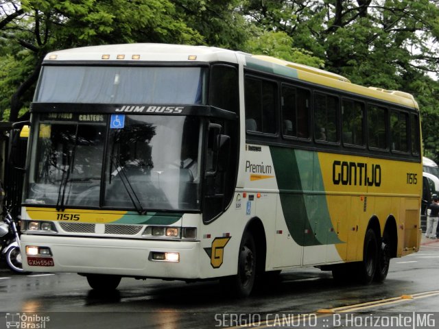 Empresa Gontijo de Transportes 11515 na cidade de Belo Horizonte, Minas Gerais, Brasil, por Sérgio Augusto Braga Canuto. ID da foto: 2984991.