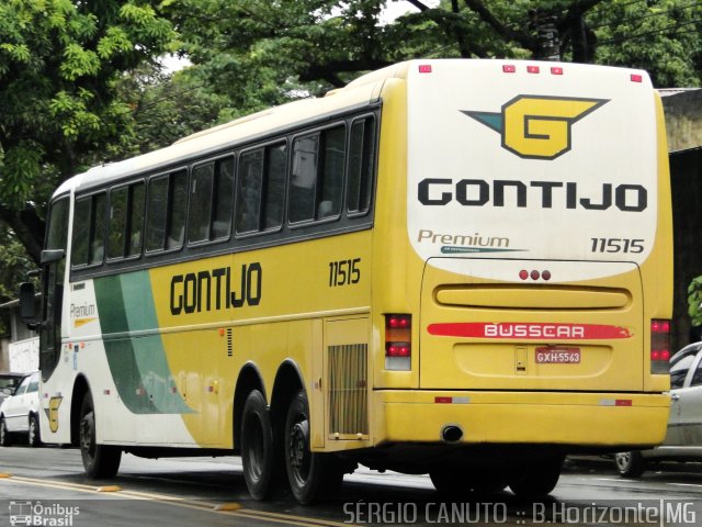 Empresa Gontijo de Transportes 11515 na cidade de Belo Horizonte, Minas Gerais, Brasil, por Sérgio Augusto Braga Canuto. ID da foto: 2985005.