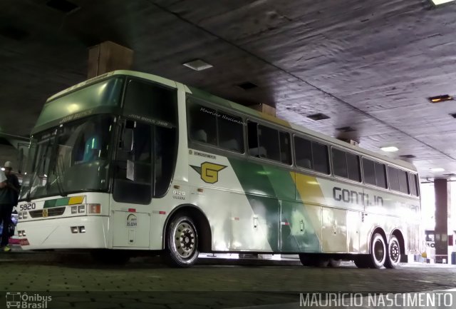 Empresa Gontijo de Transportes 5820 na cidade de Belo Horizonte, Minas Gerais, Brasil, por Maurício Nascimento. ID da foto: 2986261.