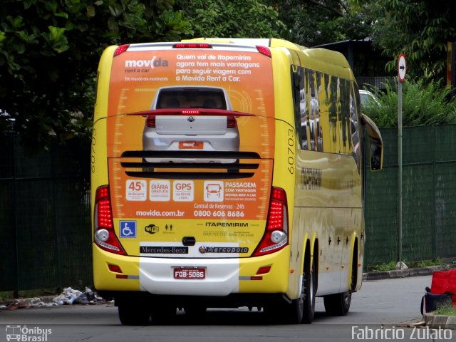 Viação Itapemirim 60703 na cidade de São Paulo, São Paulo, Brasil, por Fabricio Zulato. Número da foto: #2988183.