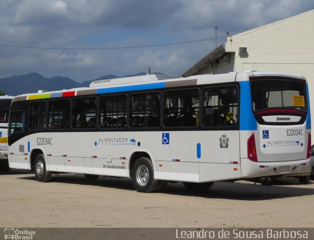 Translitoral Transportes E22034C na cidade de Duque de Caxias, Rio de Janeiro, Brasil, por Leandro de Sousa Barbosa. ID da foto: 2986902.