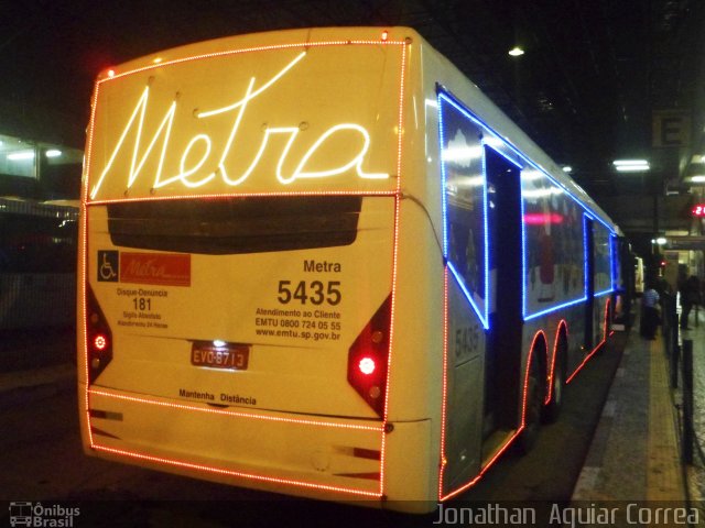 Metra - Sistema Metropolitano de Transporte 5435 na cidade de São Paulo, São Paulo, Brasil, por Jonathan  Aguiar Correa. Número da foto: #2988489.