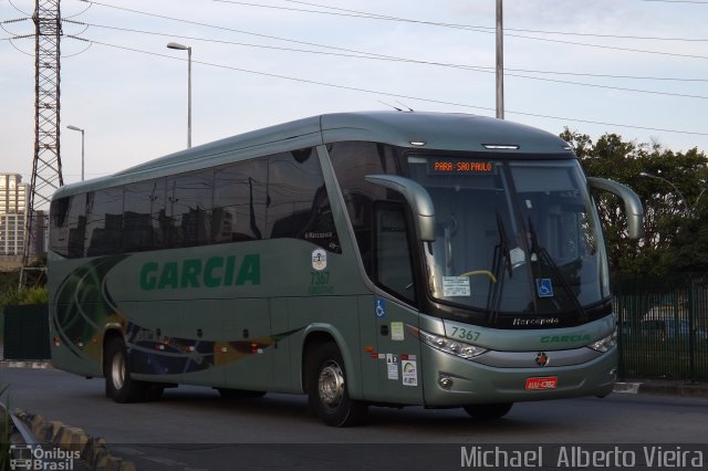 Viação Garcia 7367 na cidade de São Paulo, São Paulo, Brasil, por Michael  Alberto Vieira. Número da foto: #2986588.