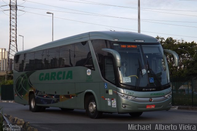 Viação Garcia 7367 na cidade de São Paulo, São Paulo, Brasil, por Michael  Alberto Vieira. ID da foto: 2986588.