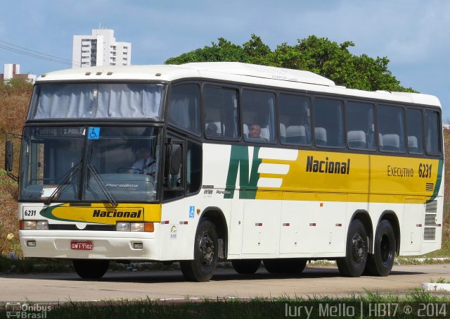 Viação Nacional 6231 na cidade de Natal, Rio Grande do Norte, Brasil, por Iury  Mello. ID da foto: 2988378.