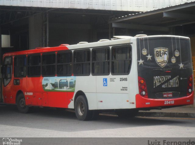 Autotrans > Turilessa 25418 na cidade de Belo Horizonte, Minas Gerais, Brasil, por Luiz Fernando. Número da foto: #2986901.