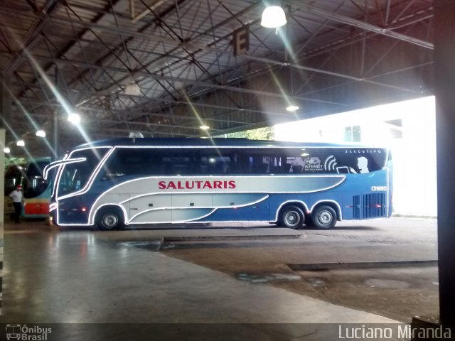 Viação Salutaris e Turismo 13980 na cidade de Ponte Nova, Minas Gerais, Brasil, por Luciano Miranda. Número da foto: #2986864.