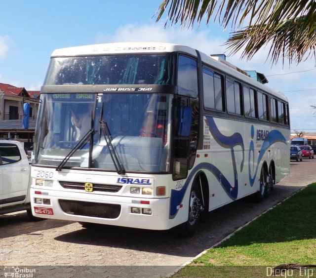 Israel Tur - Israel Transportadora Turística 2060 na cidade de Balneário Barra do Sul, Santa Catarina, Brasil, por Diego Lip. Número da foto: #2986955.