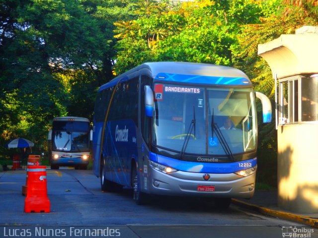 Viação Cometa 12202 na cidade de São Paulo, São Paulo, Brasil, por Lucas Nunes Fernandes. ID da foto: 2988910.