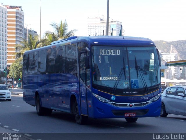 Expresso Recreio C12008 na cidade de Rio de Janeiro, Rio de Janeiro, Brasil, por Lucas Leite. Número da foto: #2990722.