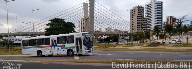 Auto Ônibus Santa Maria Transporte e Turismo 02097 na cidade de Natal, Rio Grande do Norte, Brasil, por David Franklin. ID da foto: 2990233.