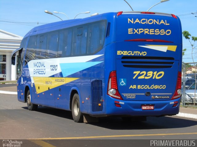 Nacional Expresso 72310 na cidade de Rio Verde, Goiás, Brasil, por Alexandre Rodrigo. Número da foto: #2990230.