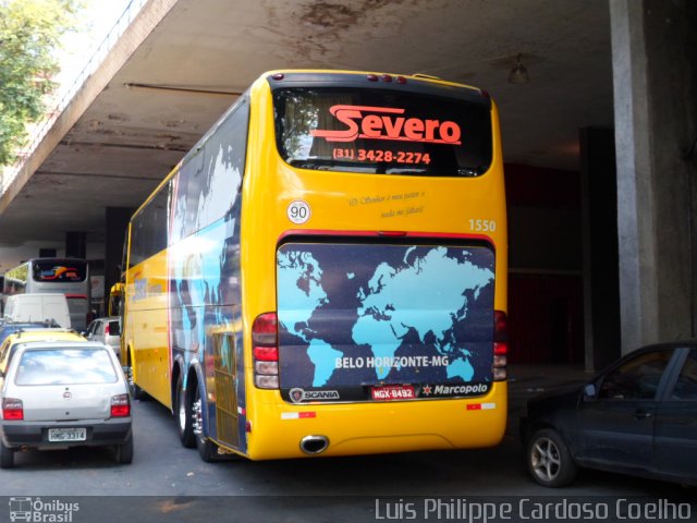 Severo Turismo 1550 na cidade de Belo Horizonte, Minas Gerais, Brasil, por Luis Philippe Cardoso Coelho. ID da foto: 2989336.