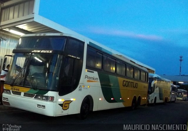 Empresa Gontijo de Transportes 15445 na cidade de Belo Horizonte, Minas Gerais, Brasil, por Maurício Nascimento. ID da foto: 2990690.