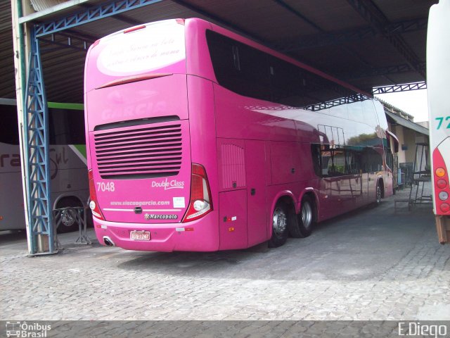 Viação Garcia 7048 na cidade de Londrina, Paraná, Brasil, por Diego Lopes. Número da foto: #2989906.