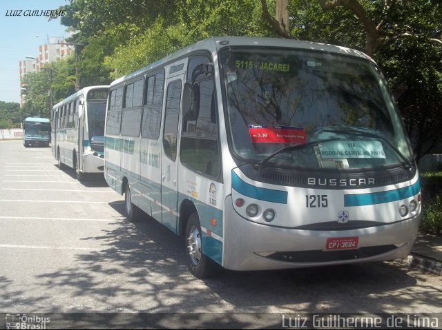 Viação Jacareí 1215 na cidade de São José dos Campos, São Paulo, Brasil, por Luiz Guilherme de Lima. Número da foto: #2988763.